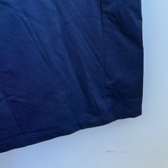 VINTAGE ALGO NAVY BLUE MAXI SLEEVELESS DRESS WOMEN SIZE 10 - Picture 5 of 6